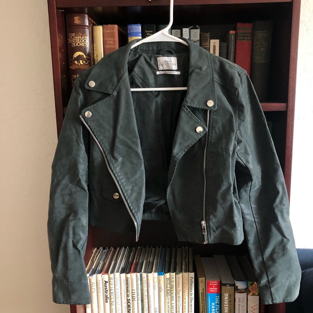 Urban Outfitters Dark Green Bomber Jacket